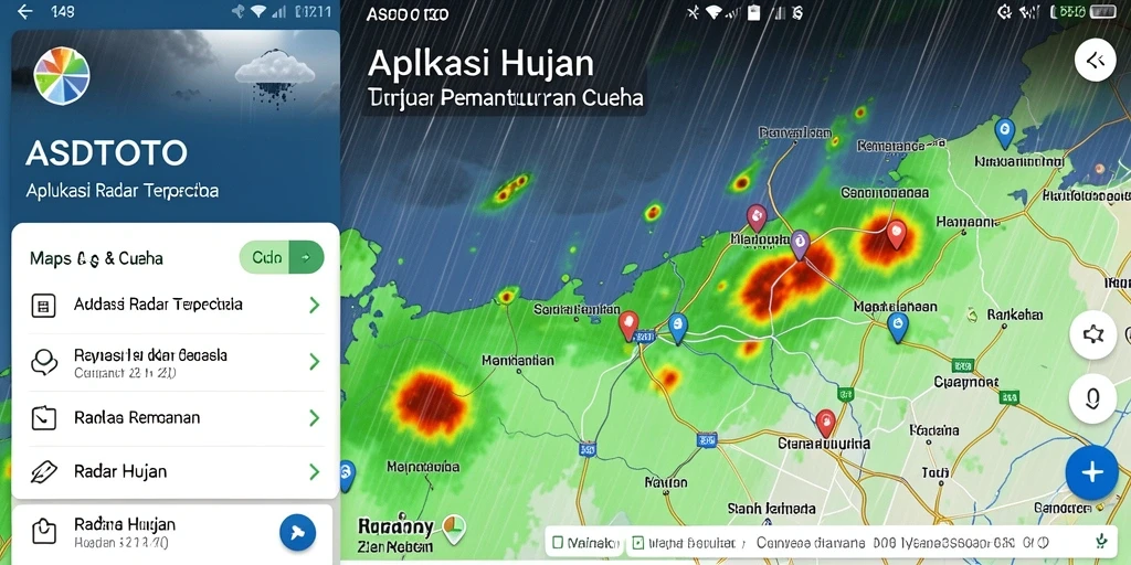 Tampilan antarmuka ASDTOTO yang menampilkan radar hujan secara real-time.