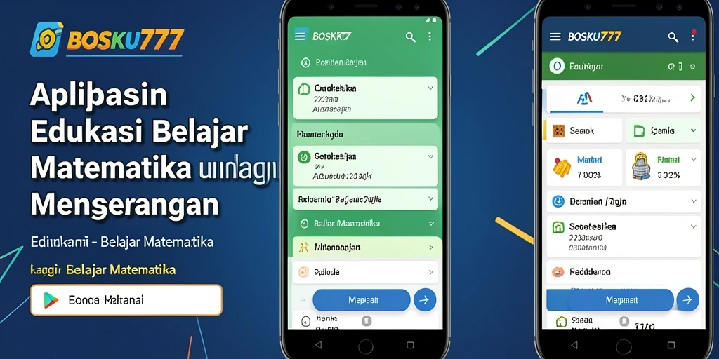 Antarmuka BOSKU777 yang menarik untuk belajar matematika.