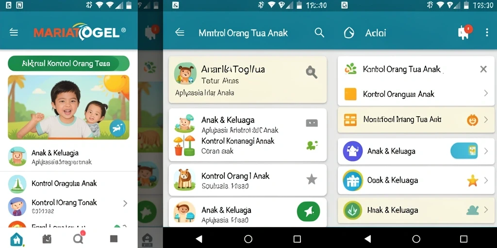 Tampilan antarmuka MARIATOGEL yang intuitif dan ramah keluarga.