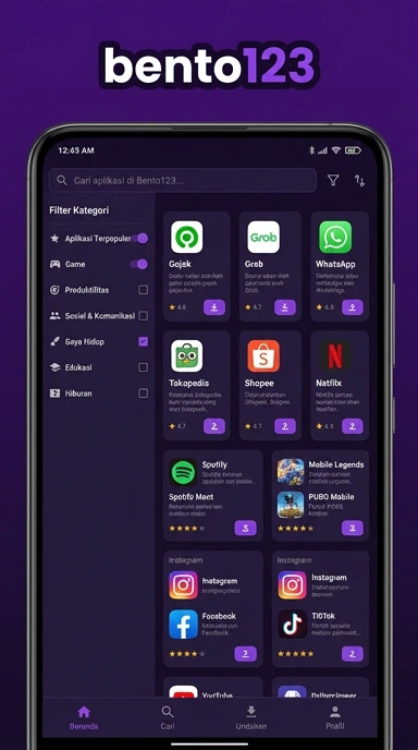 Temukan Aplikasi Populer di bento123 — Portal Akses Terbaik